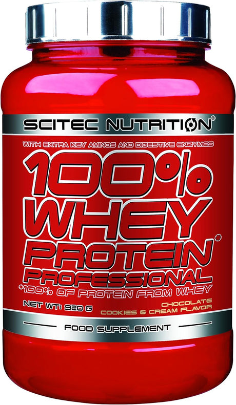 Scitec Nutrition 100% Whey Protein Professional - 2 Lbs - Chocolate Raspberry