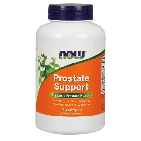 NOW Supplements, Prostate Support, Prostate Support, with Standardized Saw Palmetto, Stinging Nettle & Lycopene, 180 Softgels