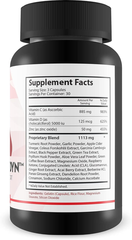 Pro Glucydyn - Blood S Health Support Supplement - Garlic, Turmeric, Berberine, Green Tea + Vitamins, Minerals & Herbs - Promote Balanced Blood Health & Circulation - Help Improve Blood Flow Naturally