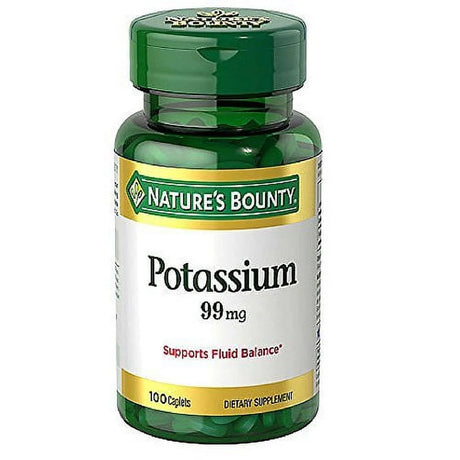 Nature'S Bounty Potassium Essential Nutrient Fluid Balanced, 100Ct, 3-Pack