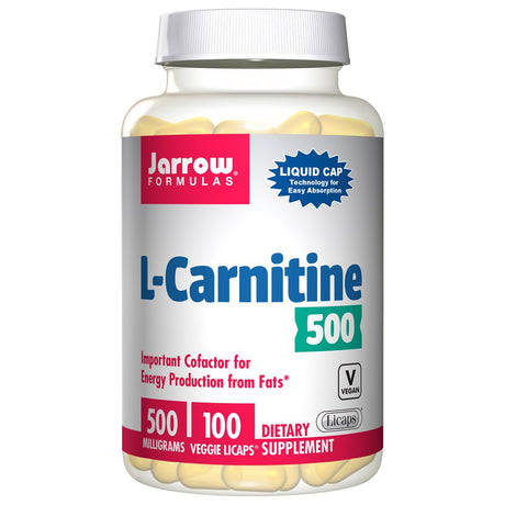 L-Carnitine 500Mg by Jarrow - 100 Liquid Capsules