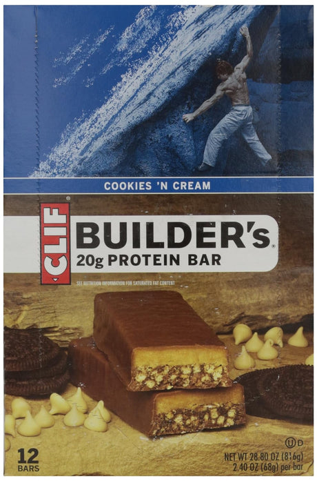 CLIF BUILDER'S - Protein Bar - Cookies and Cream - (2.4 Oz)