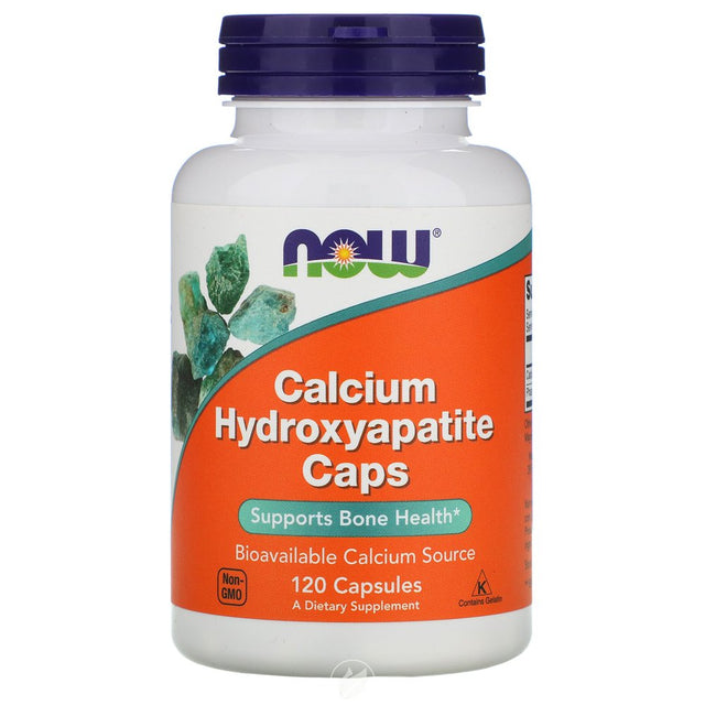 (2 Pack) NOW Supplements Calcium Hydroxyapatite 120 Caps