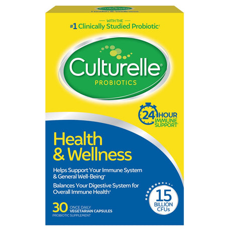 Culturelle Health and Wellness Probiotic Supplement, 30 Ct