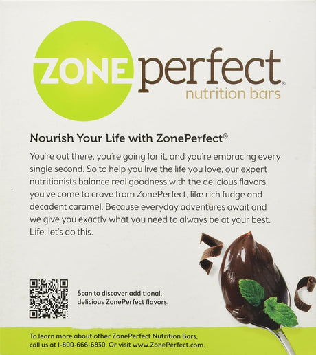 Zone Perfect Nutrition Bars, Chocolate Mint, 8.8 Oz (Pack of 2)