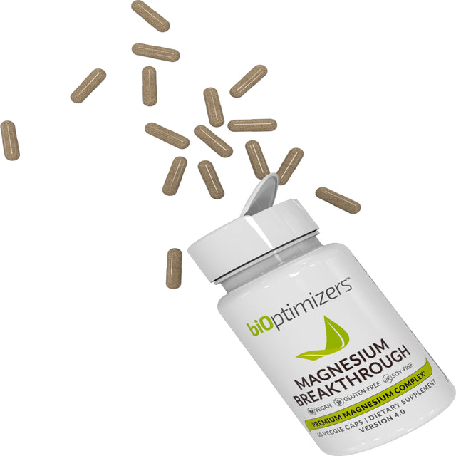 Magnesium Breakthrough Supplement 4.0 - Has 7 Forms of Magnesium like Bisglycinate, Malate, Citrate, and More - Natural Sleep Aid - Brain Supplement - 60 Capsules