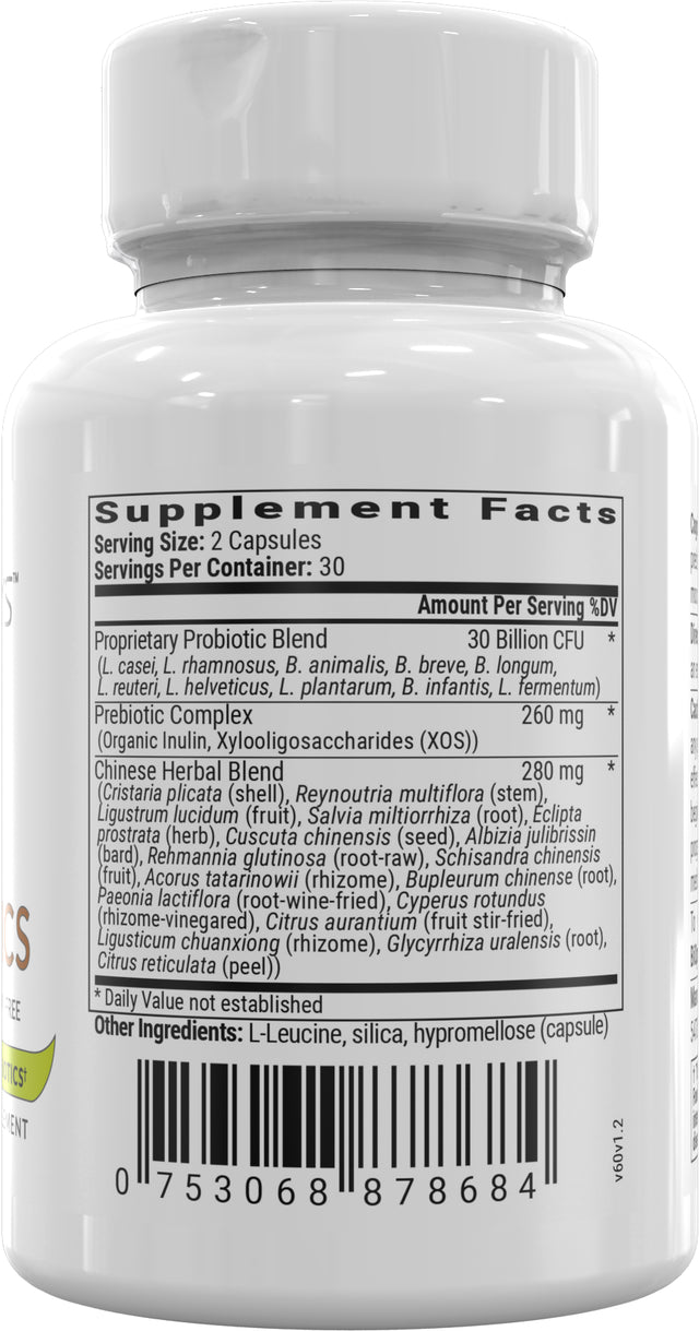 Cognibiotics by Bioptimizers - Brain and Mood Probiotic (60 Capsules)