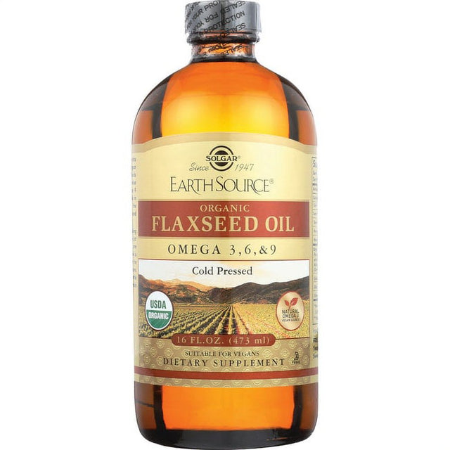 Earth Source Organic Flaxseed Oil - 16 Fl Oz