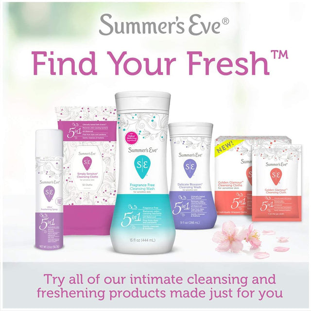 Summer’S Eve Simply Sensitive Daily Feminine Wash, Removes Odor, Ph Balanced, 9 Fl Oz