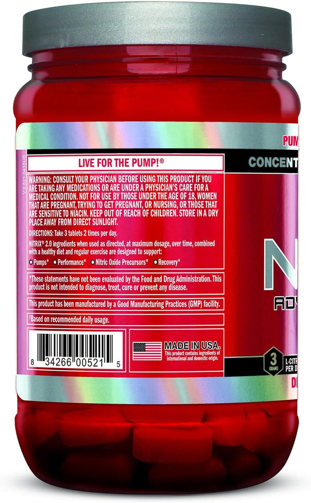 Bsn Nitrix 2.0 180/Tablets