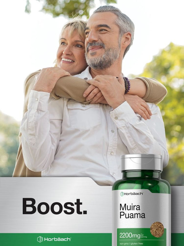 Muira Puama Extract 2200 Mg | 90 Capsules | by Horbaach