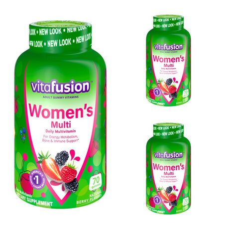 Vitafusion Women'S Gummy Vitamins Mixed Berries 70 Ea (Pack of 3)