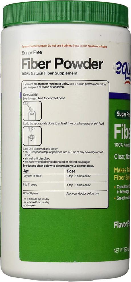 Equate Fiber Powder Clear Soluble - 125 Servings, 16.7 Oz (1)