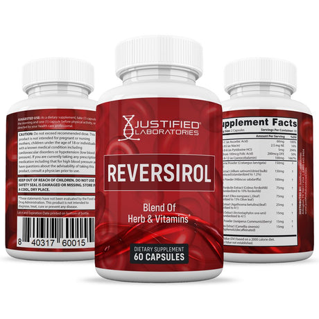 (10 Pack) Reversirol Premium Formula 688MG 600 Capsules