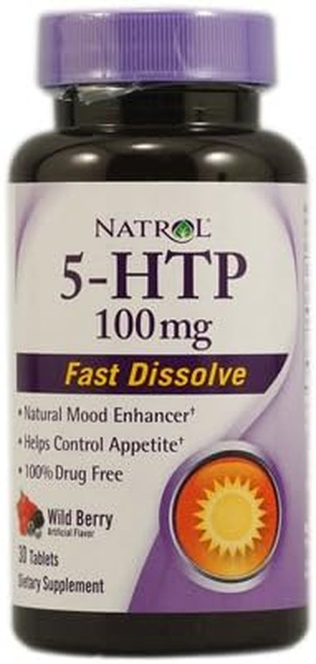 5-HTP, Wild Berry, 100 Mg, 30 Tablets (Multi-Pack)