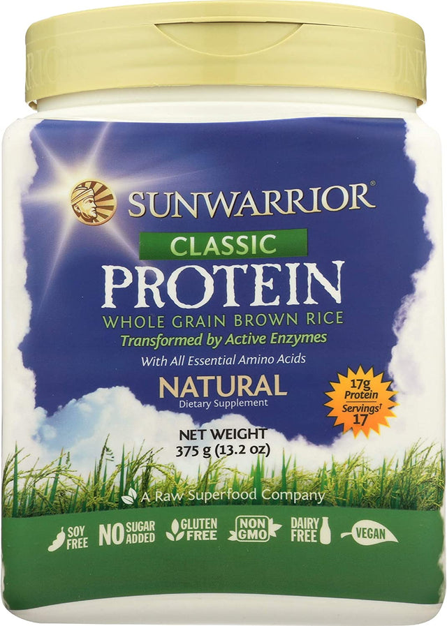 SUNWARRIOR Classic Natural Protein, 13.2 OZ