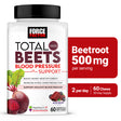 Total Beets Blood Pressure Support Supplement, Beets Supplements with Beet Powder, Great-Tasting Beets Chewables for Heart-Healthy Energy, and Increased Nitric Oxide, Force Factor, 60 Soft Chews