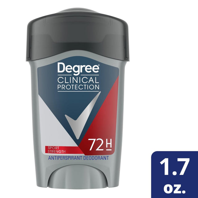 Degree Clinical Protection Long Lasting Men'S Antiperspirant Deodorant Stick, Masculine, 1.7 Oz