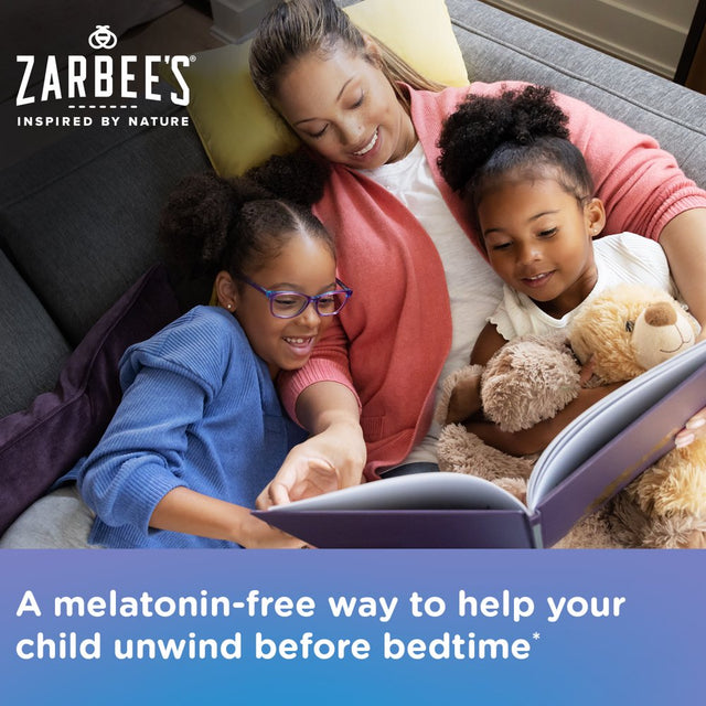 Zarbee'S Melatonin-Free Gentle Bedtime Gummies for Kids, Helps Children Prepare for Sleep, 30Ct