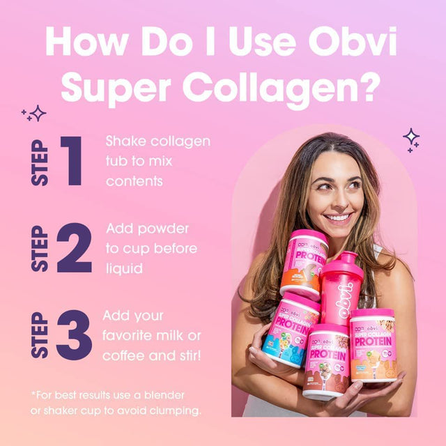 Obvi Entenmann'S Collagen Peptides, Protein Powder, Hydrolyzed Grass-Fed Bovine Collagen Peptides, Supports Gut Health, Healthy Hair, Skin, Nails (Pound Cake, 30 Servings)