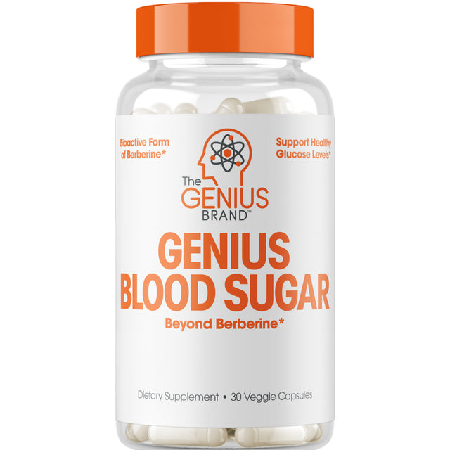 Blood Sugar Support Supplement Berberine Insulin Sensitivity & Reduced Glucose, Genius Blood Sugar by the Genius Brand