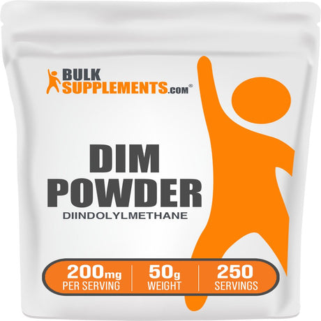 Bulksupplements.Com Diindolylmethane (DIM) Powder - Progesterone Supplements - Menopause Supplements for Women - Androgen Blocker - DIM Supplement (50 Grams - 1.8 Oz)