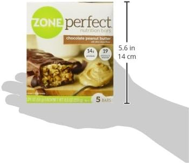 Zone Perfect Chocolate Peanut Butter 5 Bars - Pack of 2- 8.8 0Z Each