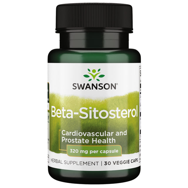 Swanson Beta-Sitosterol 320 Mg 30 Veggie Capsules