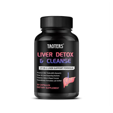 Liver Cleanse Detox & Repair | 25+ Herbs | Premium Liver Health Formula | Liver Support Detox Cleanse Supplement