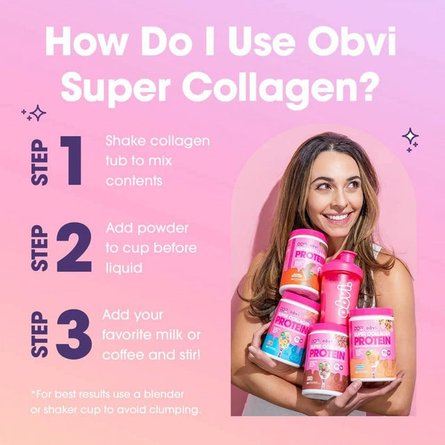 Obvi Entenmann'S Collagen Peptides, Protein Powder, Hydrolyzed Grass-Fed Bovine Collagen Peptides, Supports Gut Health, Healthy Hair, Skin, Nails (Chocolate Donut, 30 Servings)