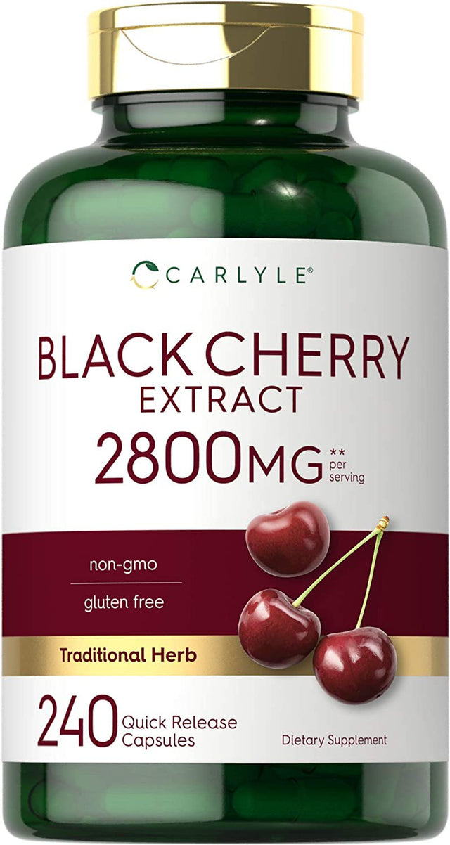 Black Cherry Extract | 2800Mg | 240 Capsules | by Carlyle