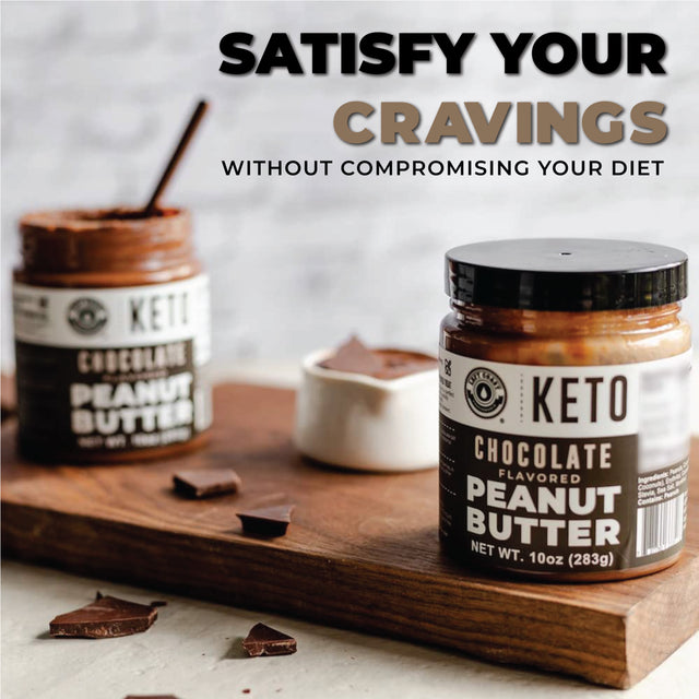 Left Coast Performance Keto MCT Peanut Butter Chocolate Flavor Coconut Almond Oil Spread - 10 Oz