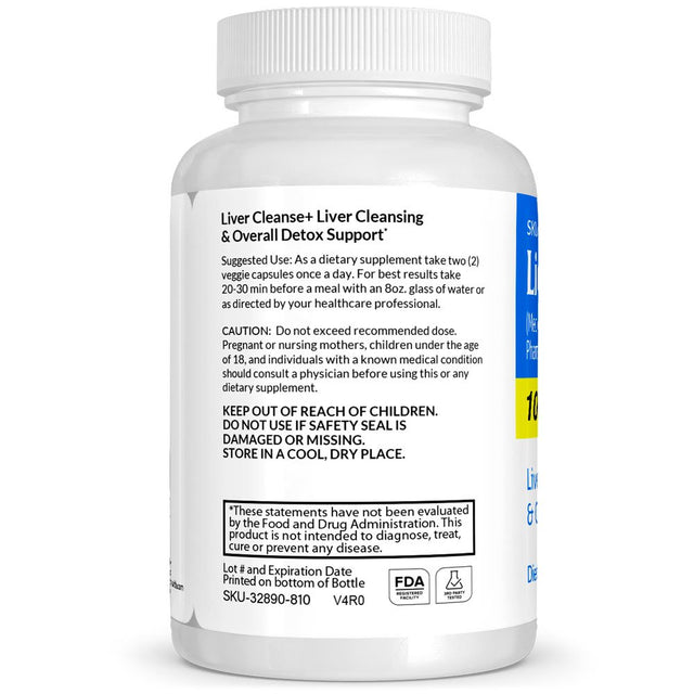 Liver Cleanse Pharmaceutical Grade Detox & Repair Support, Vitasource