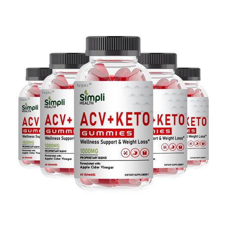 Simpli ACV Keto Gummies - 5 Pack