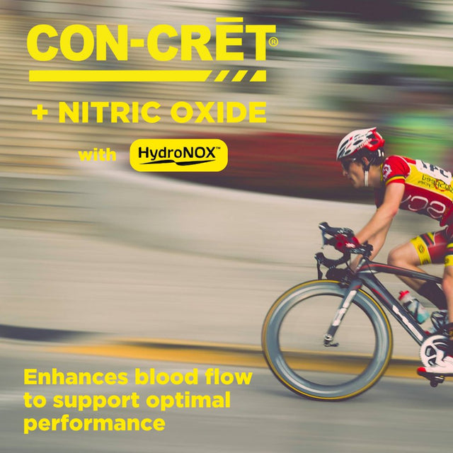 CON-CRET+ NITRIC OXIDE with Hydronox™, Blood Orange Berry Powder, Patented Creatine Hcl with Hydronox™ and Organic Beet Root Extract, Promotes Vasodilation, 40 Servings