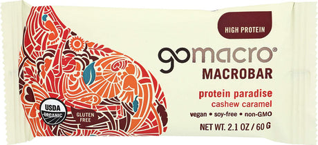 Gomacro Bar Cashew Caramel - 12 Pack