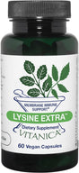 Vitanica Lysine Extra, Immune System Support, Vegan, 60 Capsules