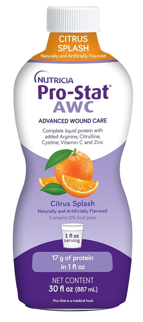 Pro-Stat Advanced Wound Care (AWC), Concentrated Liquid Protein Medical Food - Citrus Splash Punch Flavor, 30 Fl Oz Bottle