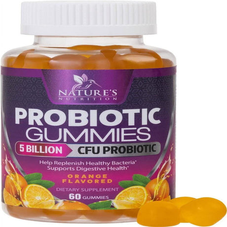 Probiotic Gummies Daily Digestive and Immune Support-60 Gummies