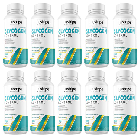 10 Pack Glycogen Control Blood Capsules Blood Sugar Control - 60 Capsules