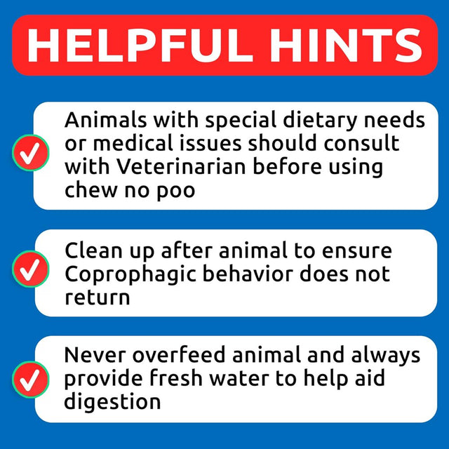 Chw NO PO Treats - Prevent Dog Poop Eatng - Coprphagia Treatment - Stool Eating Dterrent - Probiotics & Enzymes - Digestive Health + Breath Aid - Made in USA