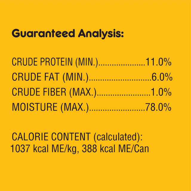 PEDIGREE High Protein Chopped Chicken & Duck Flavor Canned Soft Wet Dog Food for Adult Dogs, 13.2 Oz. Can