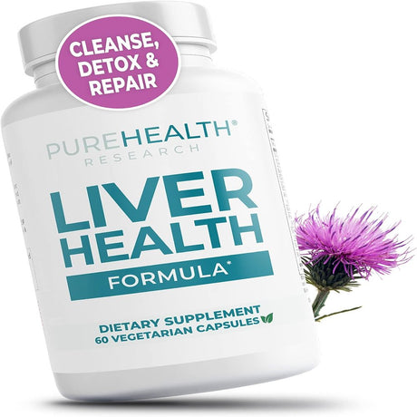 Liver Cleanse Detox & Repair - Artichoke Extract Liver Health Formula with Milk Thistle, Dandelion Root, Turmeric, Berberine - Liver Detox Cleanse for Liver Support with 11 Nutrients, 30 Days Supply