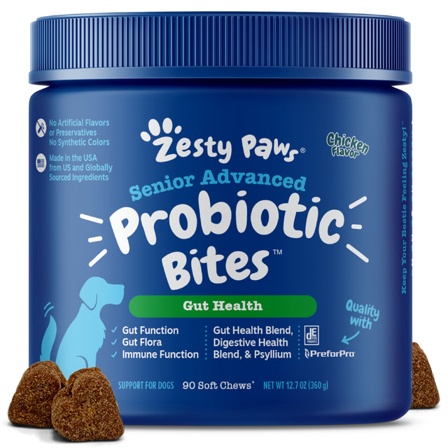 Probiotic Bites? Soft Chews for Senior Dogs