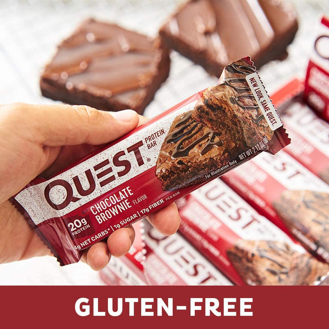 Quest Nutrition Protein Bar, Chocolate Brownie, 12 Count