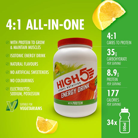 Energy Drink with Protein 1.6Kg Citrus