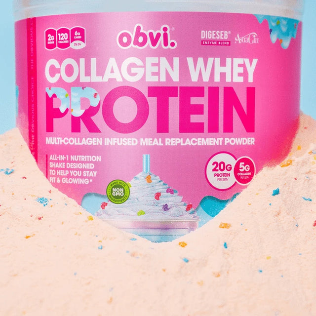 Collagen Whey Protein by Obvi - Unicorn Milk