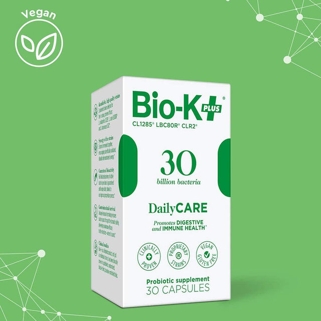 BIO-K+ PROBIOTIC DAILY CARE 30B - 30 CAPS Pack of 1