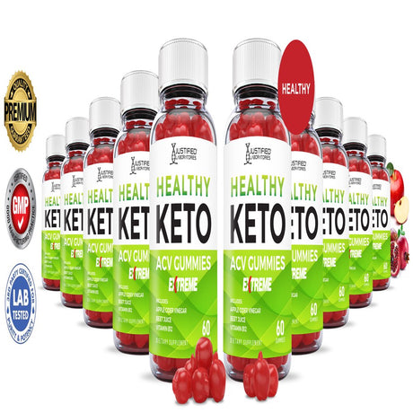 (10 Pack) Healthy Keto Extreme ACV Gummies 2000Mg Dietary Supplement 600 Gummys