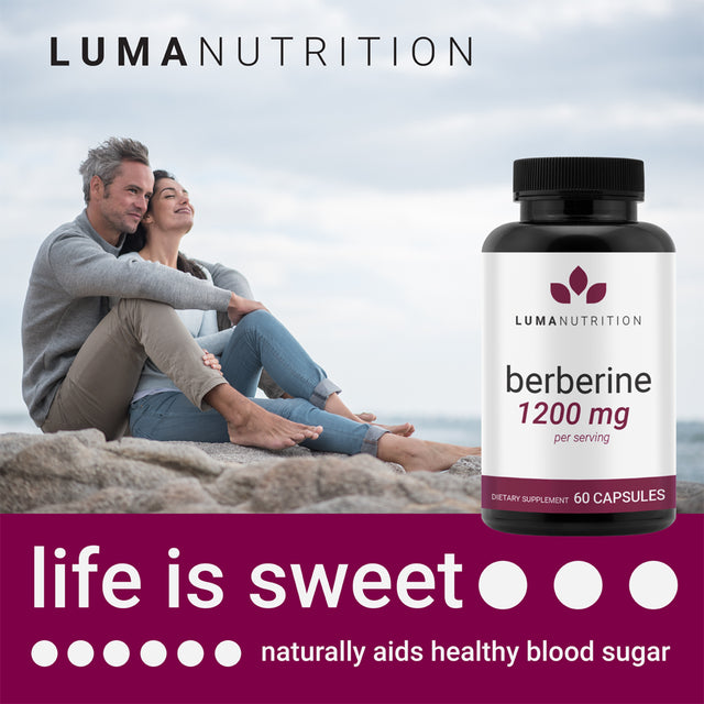 Berberine 1200Mg - Blood Sugar Support Supplement - Luma Nutrition